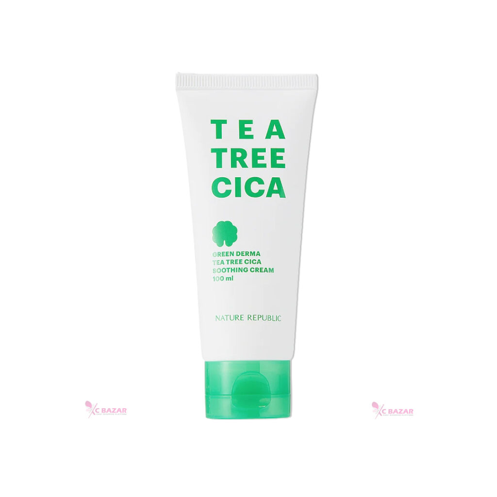 Nature Republic Green Derma Tea tree CICA Soothing Cream 100 ml