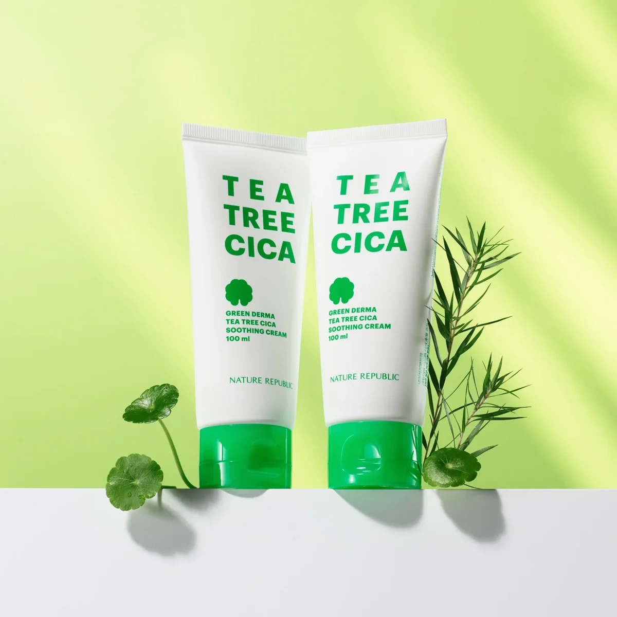 Nature Republic Green Derma Tea tree CICA Soothing Cream 100 ml