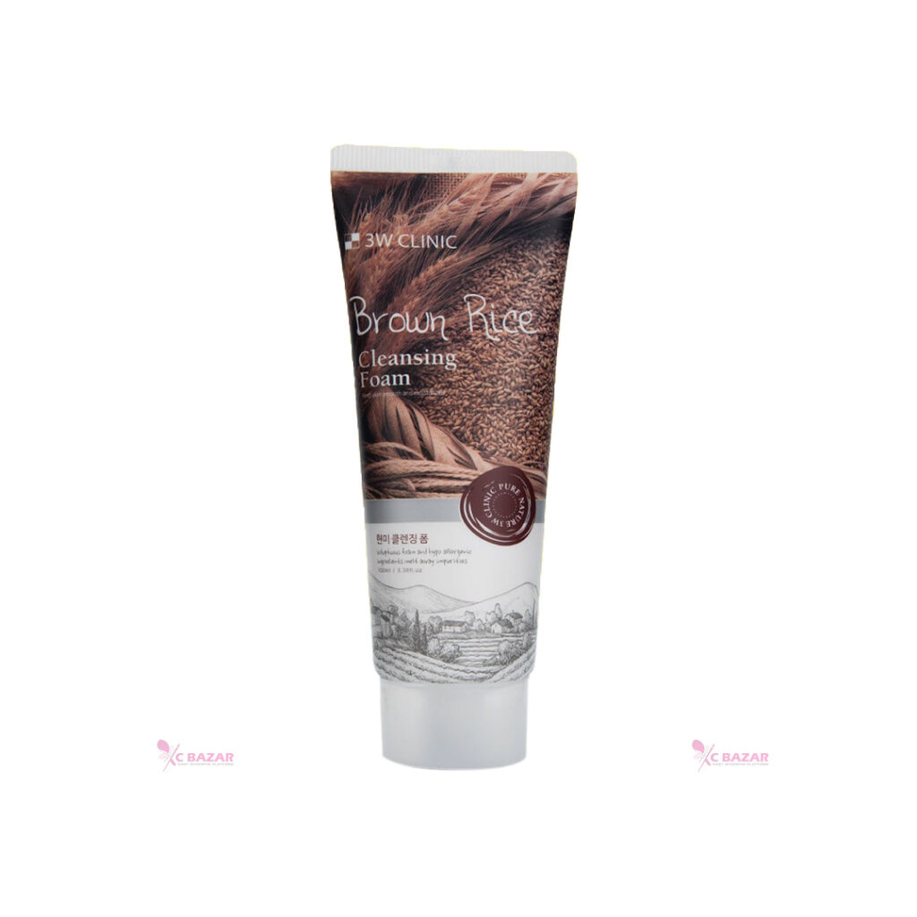 3W Clinic Brown Rice Cleansing Foam 100 ml