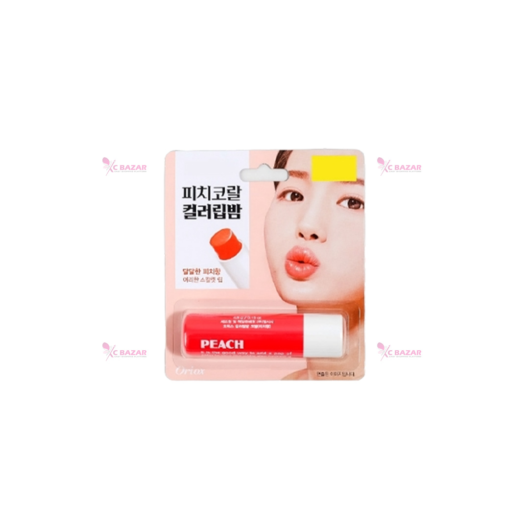 Oriox Color Lip Balm 4.8g - Peach