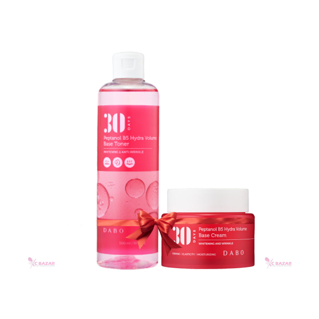 Dabo 30 Days Peptanol B5 Hydra Volume Base Toner & Cream - Combo