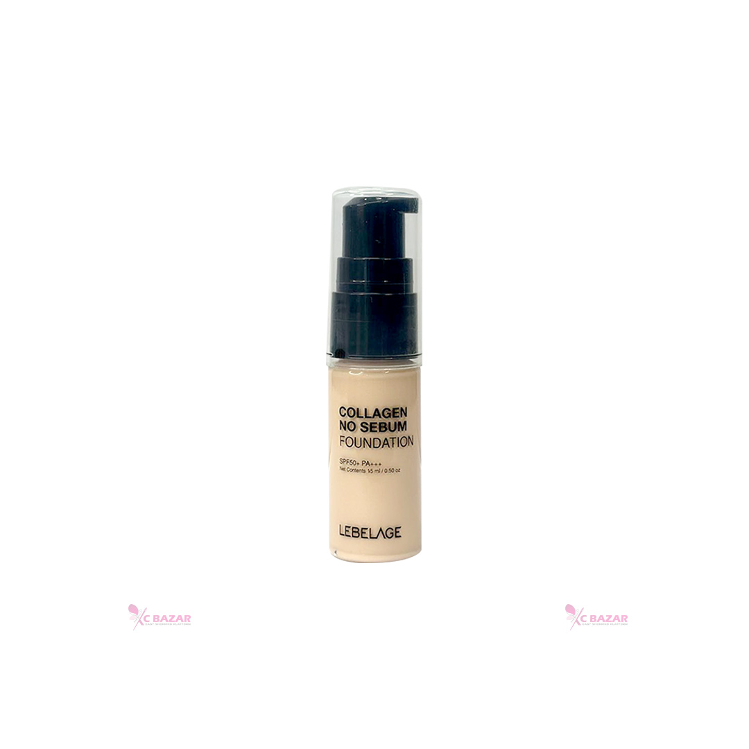 Lebelage Collagen No Sebum Foundation SPF50+ PA+++ No.13, 15 ml