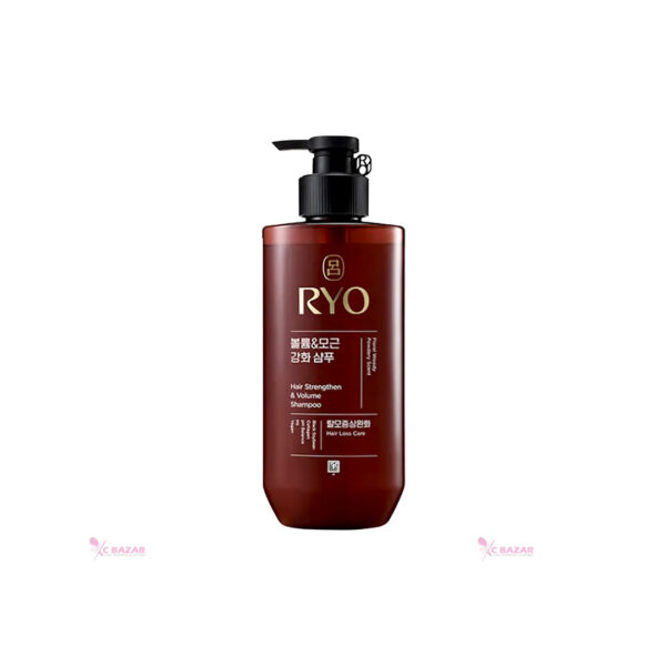 Ryo Hair Strengthen & Volume Shampoo - Floral Woody Powdery Scent 480 ml
