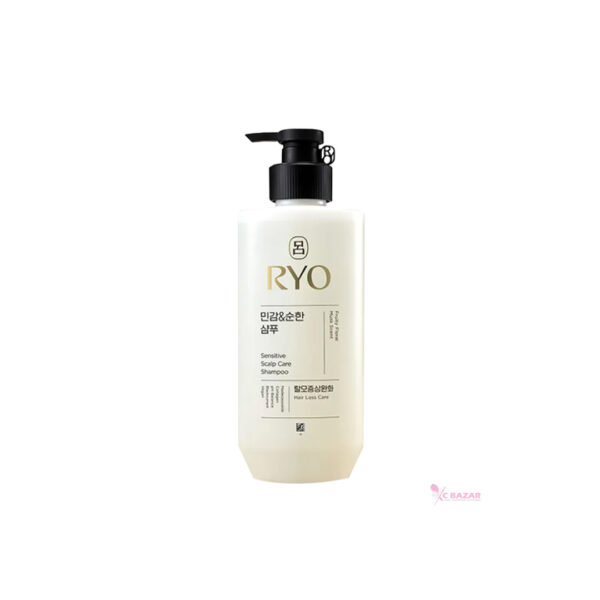 Ryo Sensitive Scalp Care Shampoo - Fruity Floral Musk Scent 480 ml