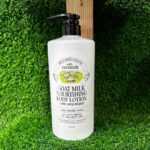 on the body Goat Milk Nourishing Body Lotion Baby Powder Scent 1000 ml