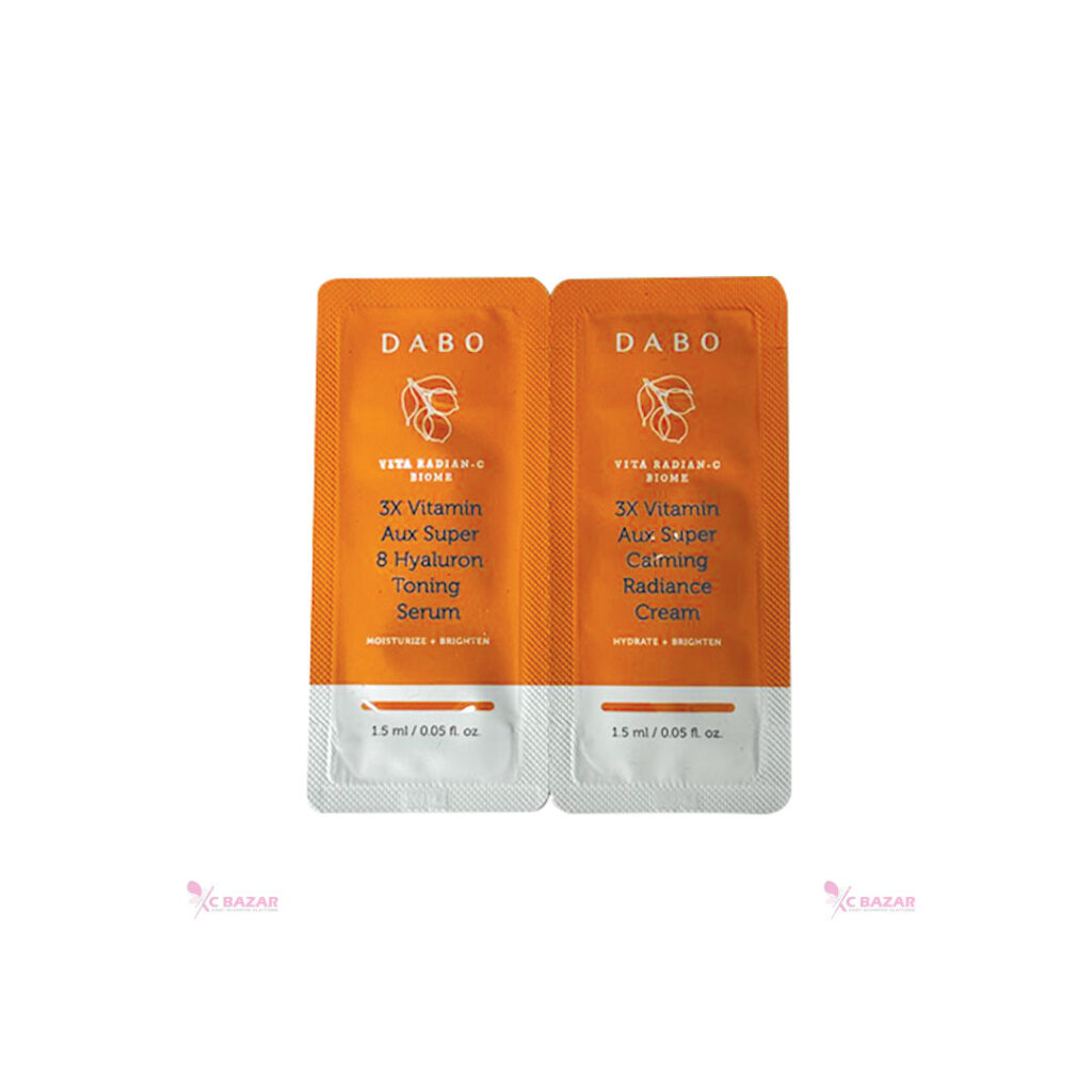 Dabo Vita Radian-C Biome 3x Vitamin Aux Super Serum & Cream (Sample)