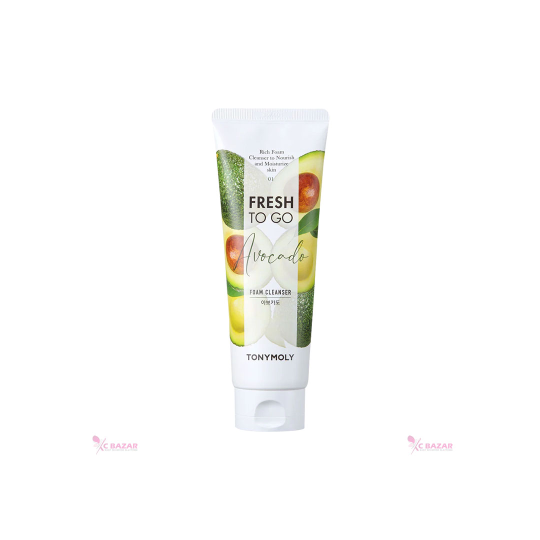 Tonymoly Fresh To Go Avocado Foam Cleanser 170 ml