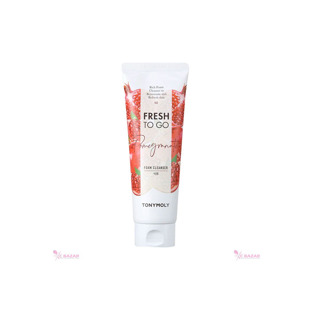 Tonymoly Fresh To Go Pomegranate Foam Cleanser 170 ml