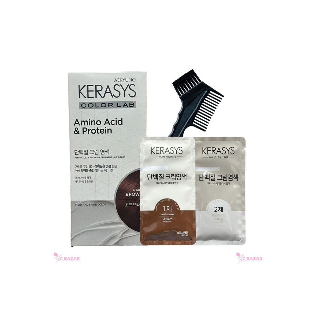 Kerasys Amino Acid & Protein Permanent Hair Color (Choco Brown)