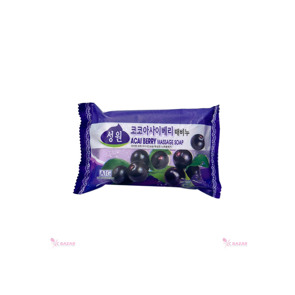 Sungwon Cosmetics Acai Berry Massage Soap 150 g