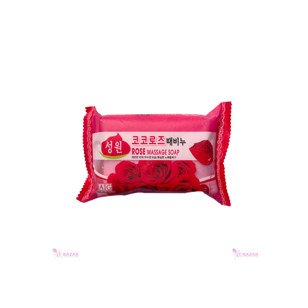 Sungwon Cosmetics Rose Massage Soap 150 g