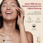 K-SECRET Seoul 1988 Serum : Retinal Liposome 2% + Black Ginseng 30 ml