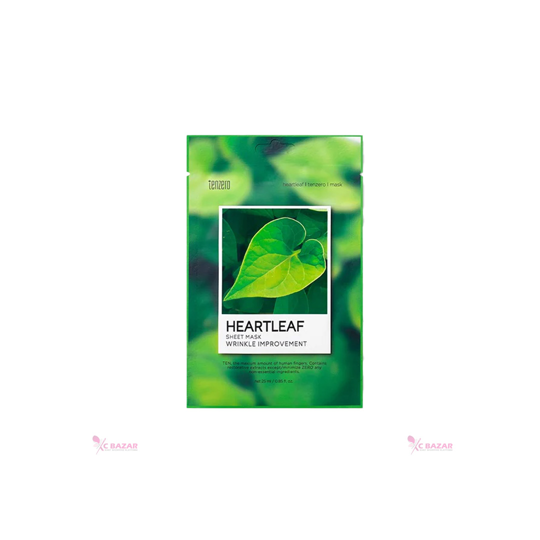 Tenzero Heartleaf Sheet Mask Wrinkle Improvement 25 ml