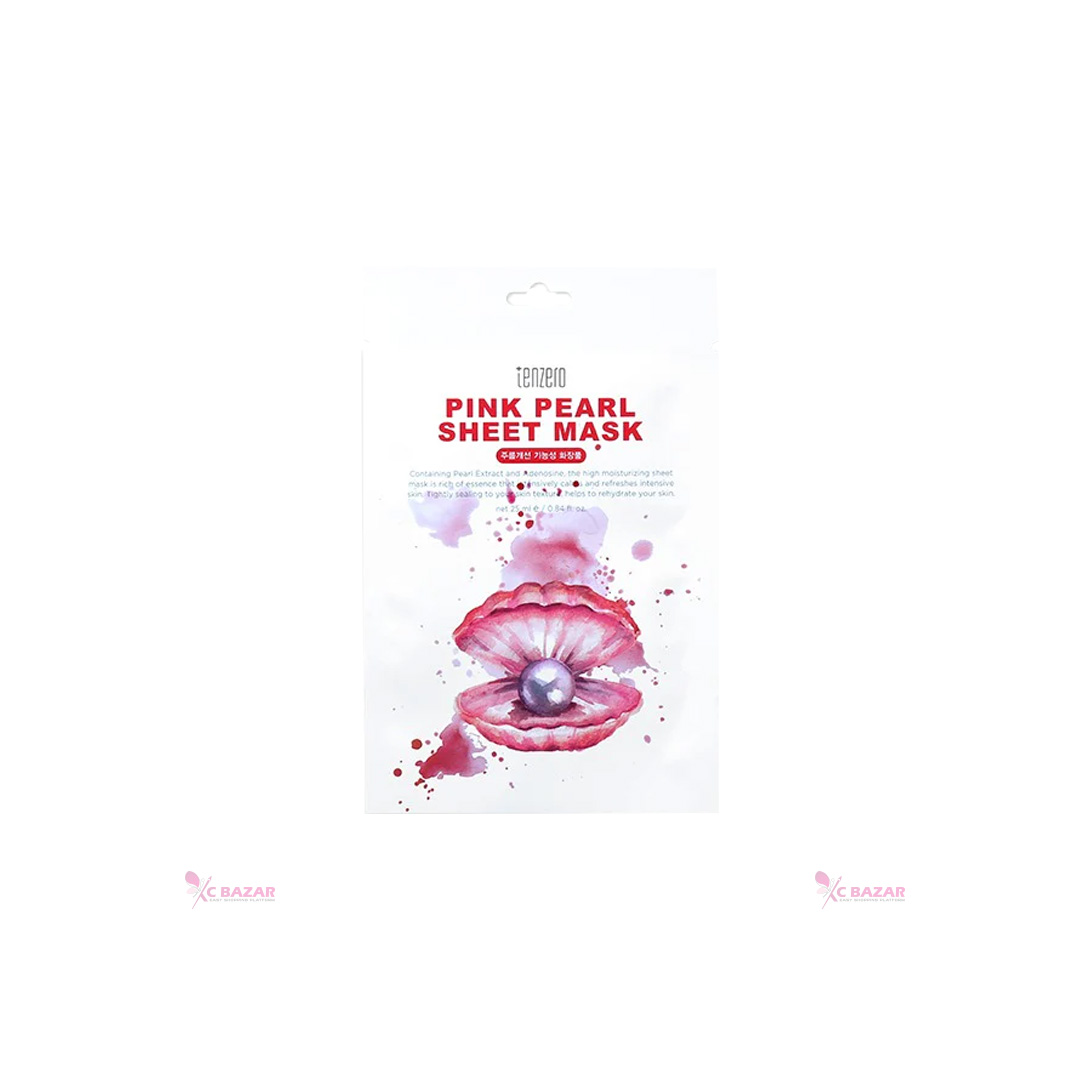 Tenzero Pink Pearl Sheet Mask 25 ml