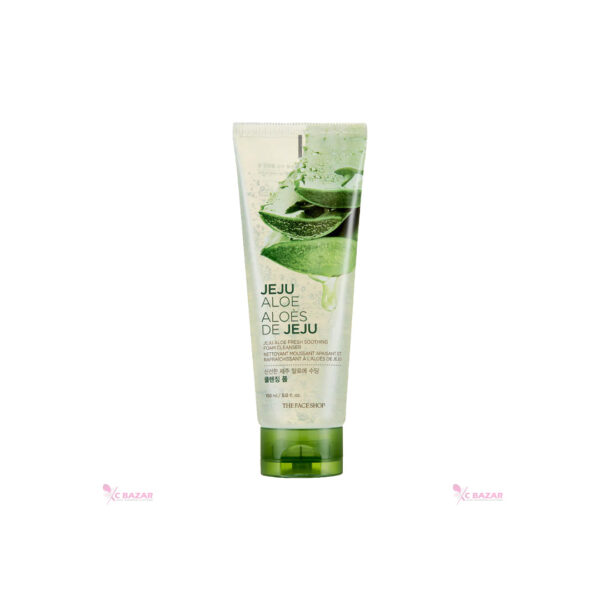 The Face Shop Jeju Aloe Fresh Soothing Foam Cleanser 150 ml