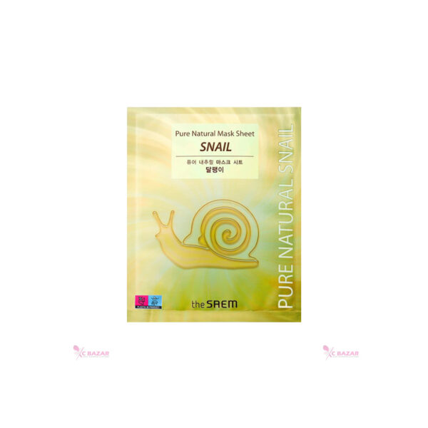The Saem Pure Natural Mask Sheet Snail 20 ml