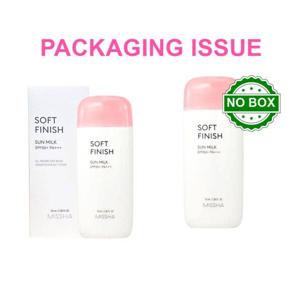 Missha Soft Finish Sun Milk SPF50+ Pa+++ 70 ml