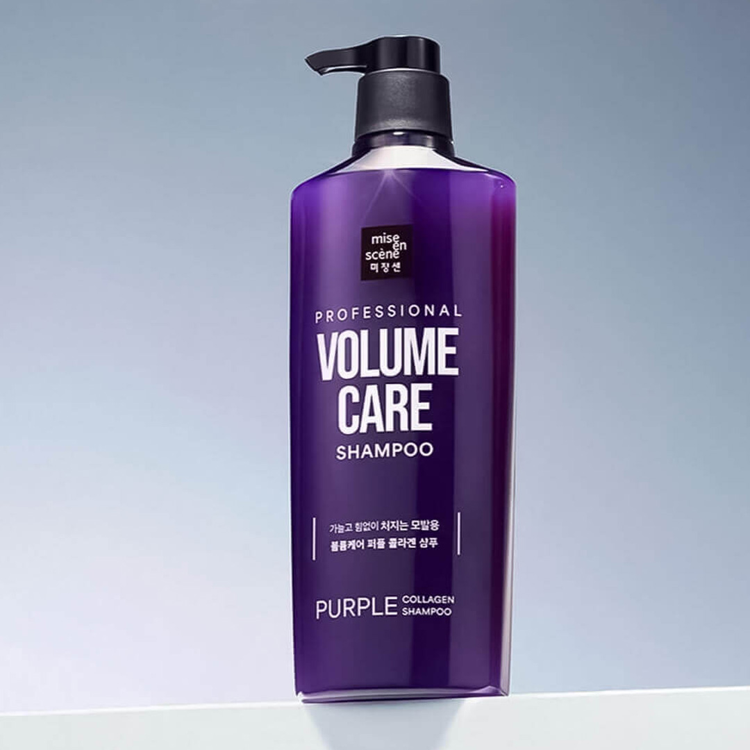 Mise En Scene Volume Care - Purple Collagen Shampoo 680 ml (3) Mise En Scene Volume Care - Purple Collagen Shampoo 680 ml