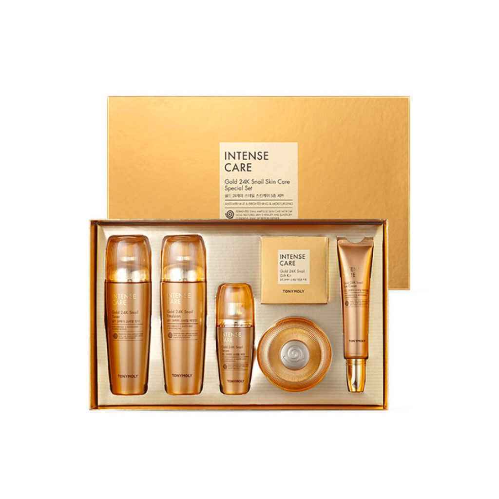 Tonymoly Intense Care Gold 24k Snail Skin Care Special Set