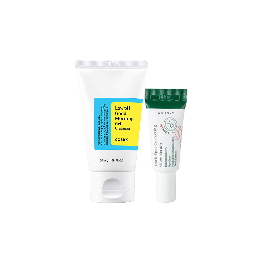 Acne Combo: Cosrx Low pH Cleanser 50ml + AXIS-Y Dark Spot Serum 5ml