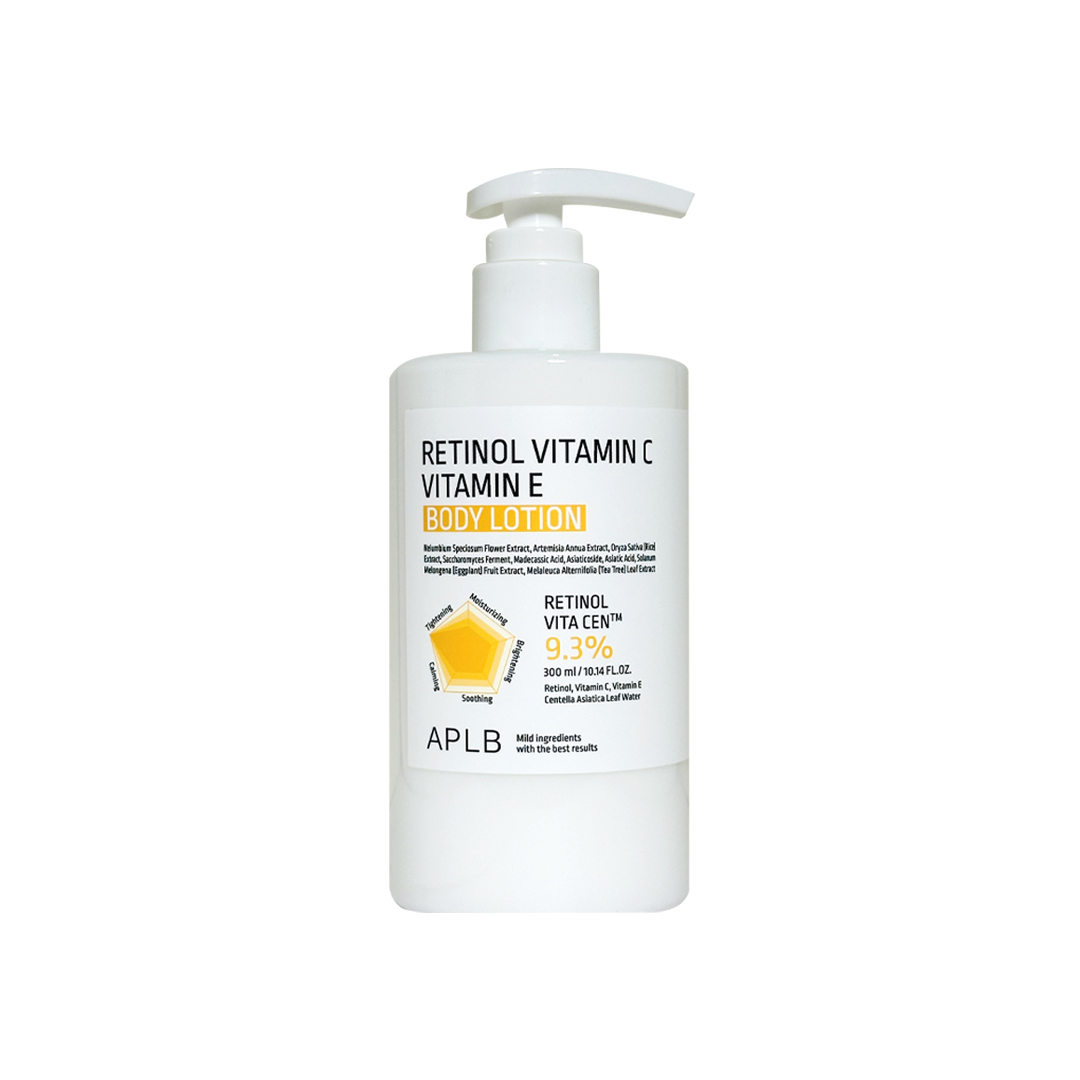 Aplb Retinol Vitamin C Vitamin E Body Lotion 300 ml