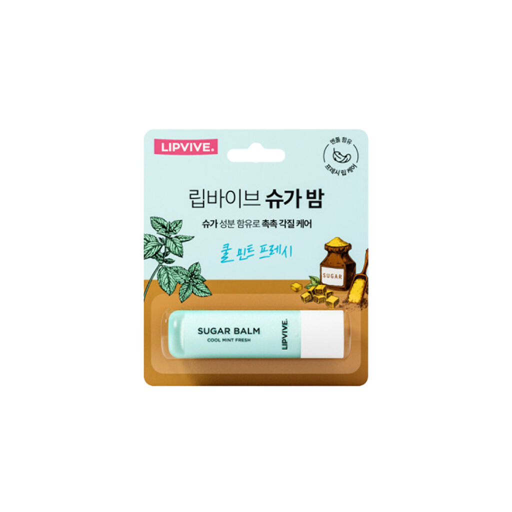 Lipvive Sugar Balm - Cool Mint Fresh 4.8g
