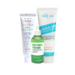 Sensitive Skin Care Combo: S.O.S Recovery CICA Cream, Nature Skin Salicylic Acid, Green Tomato Ampoule